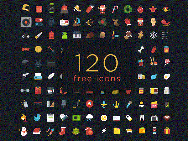 120+ free PSD icons Ficons