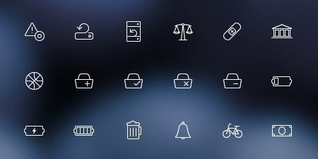 12000 Free Outlined Icons Pack