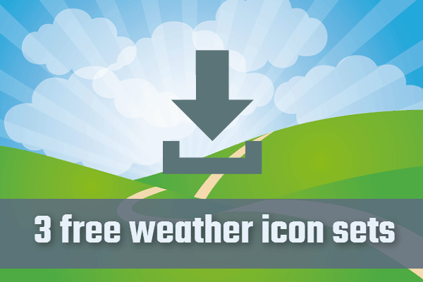 3 free weather icon sets to download