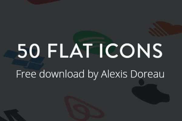 50 Free Flat Icons