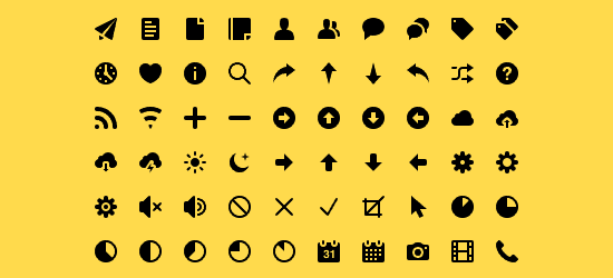 70 free SVG icons