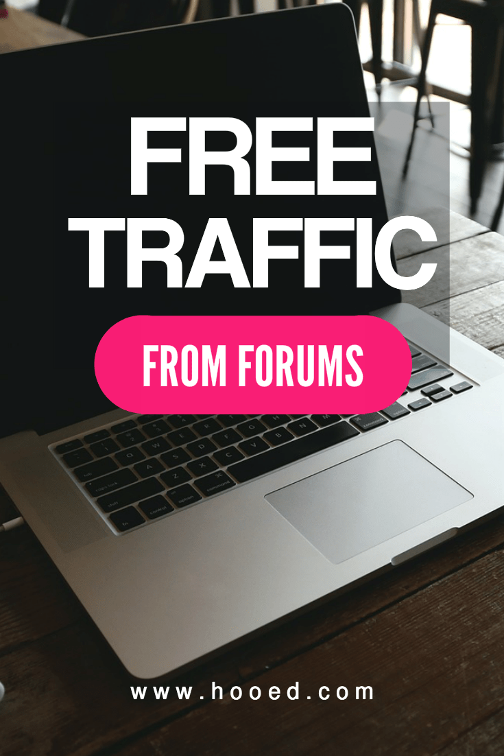 How to get free traffic from forums