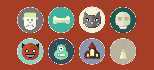 35 Free Vector Halloween Icons