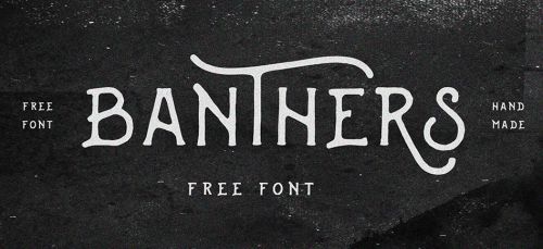 Banthers - free font