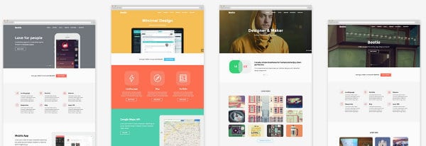 Beetle: free HTML5 template