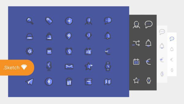 Doux - free icons for Sketch