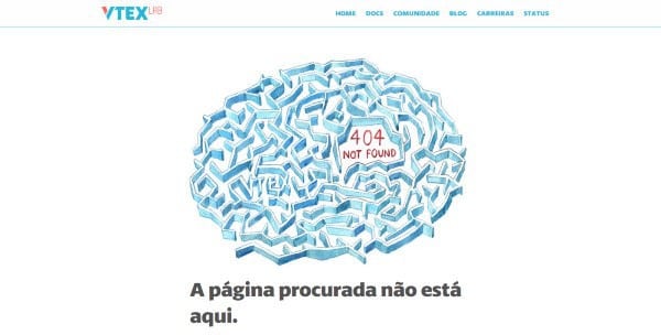 Interesting and fun 404 page design