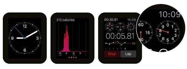 Free Apple Watch GUI