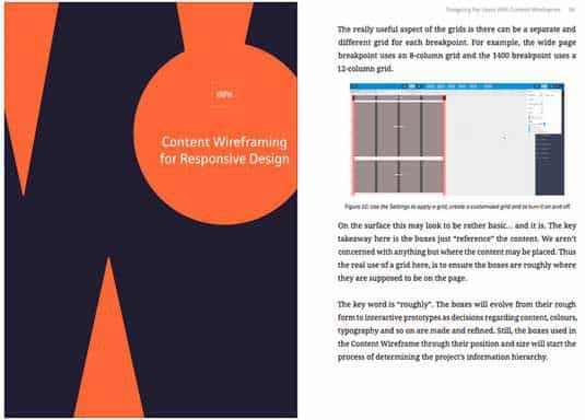 Free ebook on content wireframing for responsive design