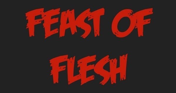 Free Halloween font: Feast of flesh