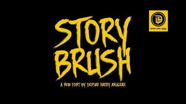 Story Brush Free Font
