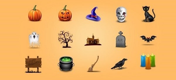 15 Free Halloween Icons