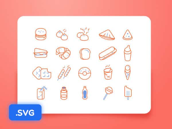 Freebie: food icons free download