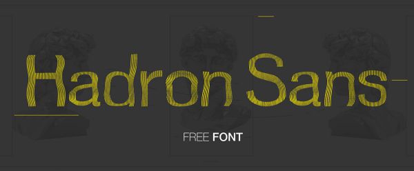 Hadron Sans FREE font