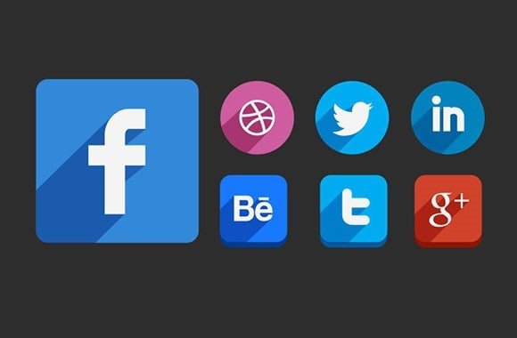 long-shadows-social-icons