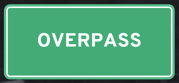 overpass free font