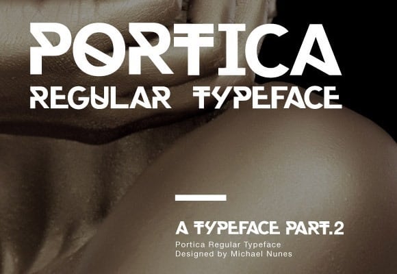 portica-free-font