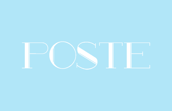 poste free font