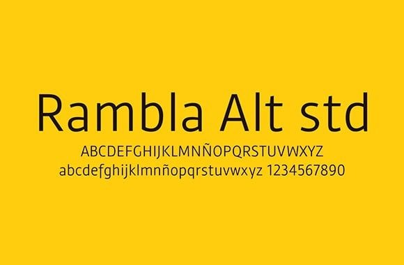 rambla-alt-std-free-font