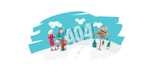 Interesting and fun 404 page design